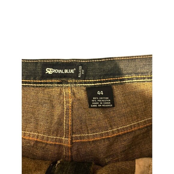 Royal Blue Men's Relaxed Fit Shorts - Picture 3 of 5